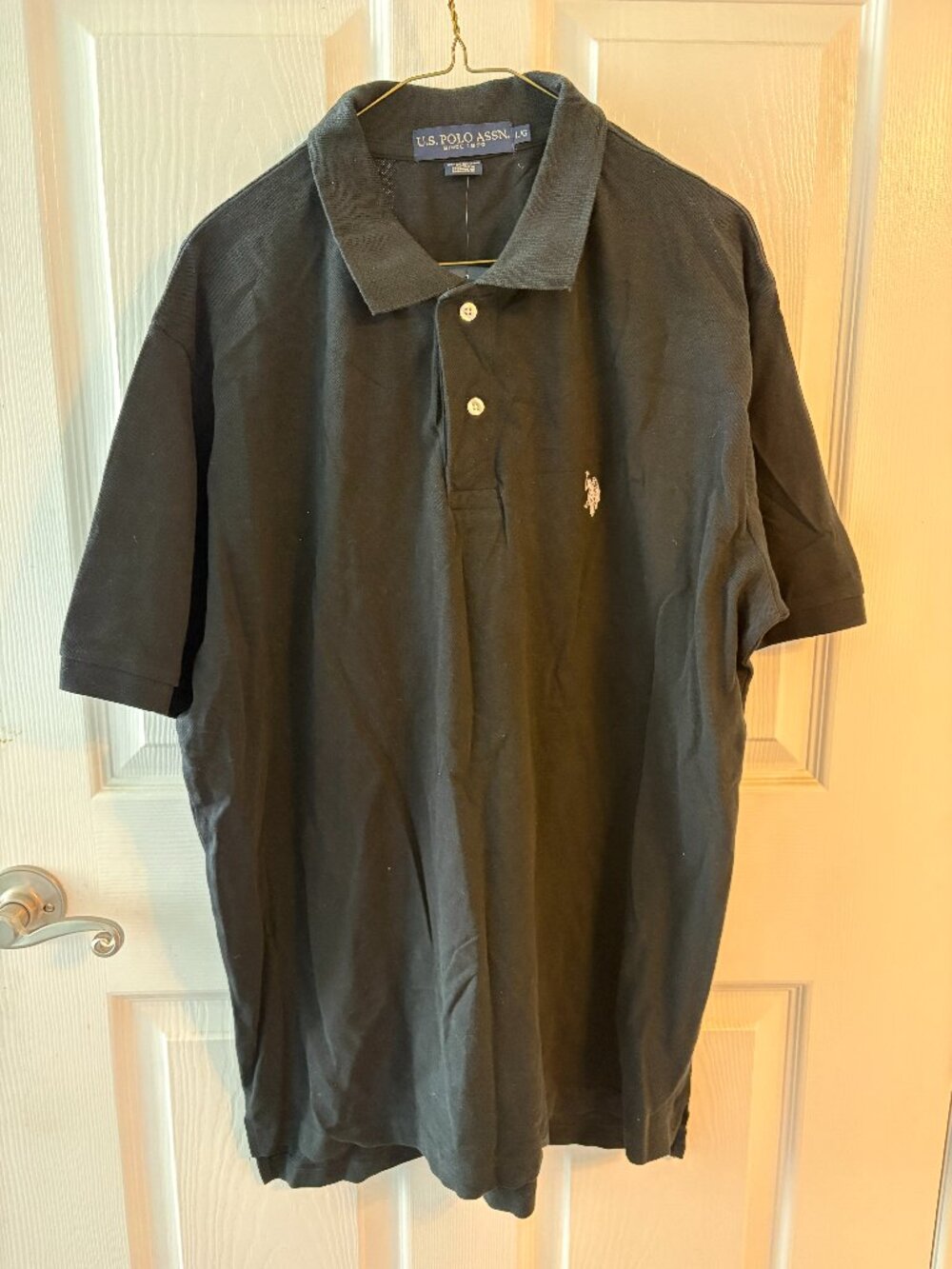 US Polo Assn - Large Black Polo